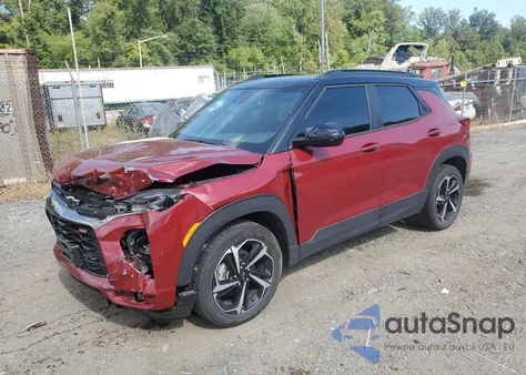 2021 Chevrolet Trailblazer Rs z USA, uszkodzony, nr VIN KL79MTSL5MB018330